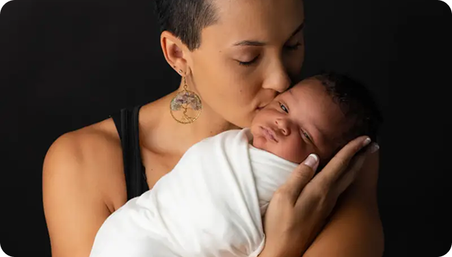 Zari Cooper Treating A Maternity Client